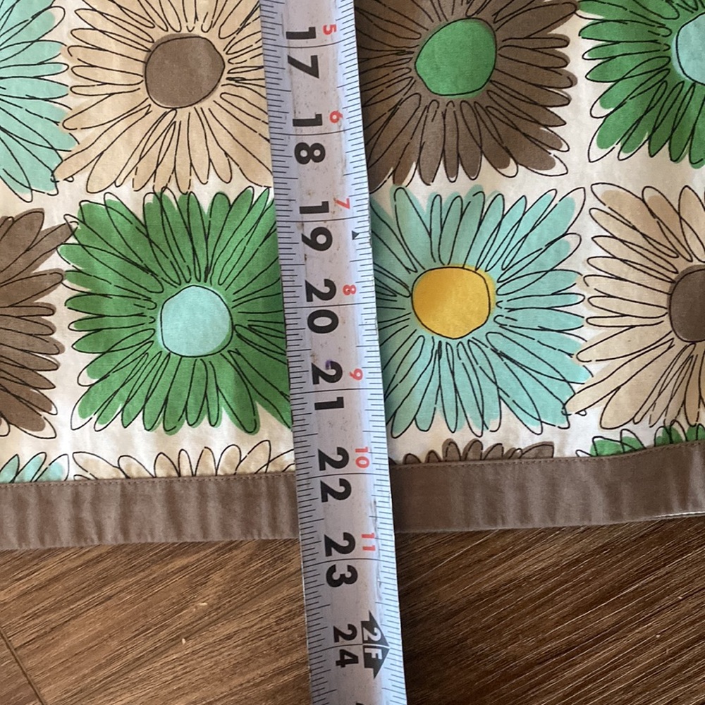 Boden A-Line Skirt with Floral Design - Brown, Green, Yellow - Picture 7 of 9
